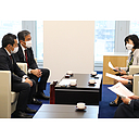 ホストエリア横浜市の大久保智子副市長を表敬訪問しました