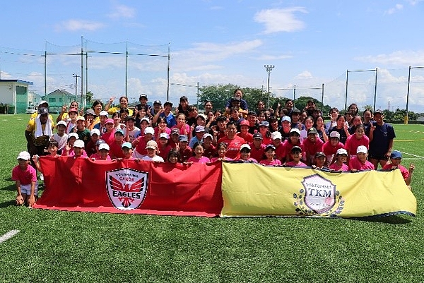 横浜キヤノンイーグルス × YOKOHAMA TKM 女子ラグビー体験会