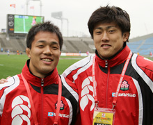 橋野 皓介選手と原田 季郎選手