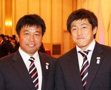 男子セブンズ瀬川監督と橋野皓介選手