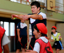 タグラグビー教室第14回目、大田区立池上第二小学校に行ってきました。