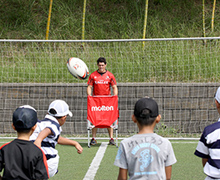 夏休み！スポーツ教室inよみうりランドの様子