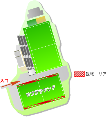 観戦エリア