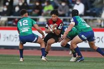 1月8日（土）NECグリーンロケッツ東葛戦（NTT JAPAN RUGBY LEAGUE ONE 2022 第1節）