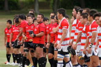 北海道キャンプ第2戦　クボタスピアーズとの練習試合