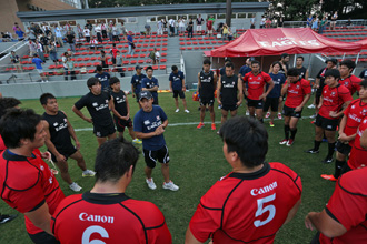 2013年8月10日(土)東京ガスラグビー部との練習試合
