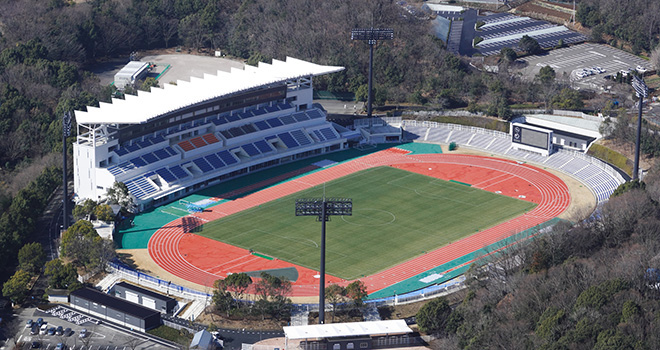 町田市立野津田公園 陸上競技場